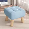 Taburete pequeño para sala de estar, sofá, cojín suave, taburete pequeño, puerta moderna y sencilla, cambiador de zapatos, taburete bajo