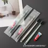Artículos de tocador de hotel, Consumibles de hotel B&B, Cepillo de dientes con pasta de dientes, Juego de cepillos de dientes de cerdas suaves
