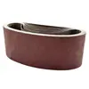 Popular Transfronterizo 75mmx533mm Corindón Marrón Banda de Lija Abrasiva Arena Roja Pulido de Metal, Eliminación de Óxido, Alta Fuerza de Rectificado