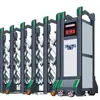 Puerta Eléctrica Retráctil Automática Silenciosa Plegable Control Remoto Unidad Empresarial de Fábrica Puerta Telescópica Eléctrica de Aleación de Aluminio