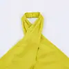 Comercio Exterior Ropa de Mujer 2026 Verano Nuevo Estilo Europeo y Americano Moda Vestido Cruzado Halter Mezclado 8741230 Poliéster