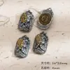 Artesanía Vintage Cuentas Espaciadoras de Plata y Cuentas para Tejer Pulseras, Accesorios de Cuentas Hechos a Mano para DIY, Materiales de Cuentas Sueltas