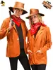 Chaqueta de Mezclilla Vaquera para Niña Grande Top Vestido de Fiesta Baile Adulto Mujer Disfraz Vaquero de Mezclilla Cosplay