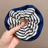 Nuevas scrunchies de lunares y estampado de leopardo, estilo simple, scrunchies retro, cintas para el cabello, accesorios para moños, adornos para el cabello