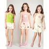Novo Estilo Shorts e Tops Camisolas para Bebês Meninas, Calças Finas de Verão para Usar por Cima, Calças de Renda para Bebês