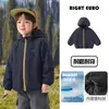 Casaco Europeu Masculino de Inverno para Bebê Top de Veludo Plus Roupas de Algodão para Meninos Roupas Infantis Impermeáveis Roupas Infantis Roupas de Inverno Engrossadas
