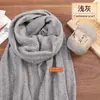 Bufanda Lana Hecha a Mano DIY Cachemir Grosor Medio Bola de Lana Bufanda Tejida por Uno Mismo para Novio Paquete de Materiales para Tejer