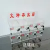 Caja de Almacenamiento de Fuego de Acrílico, Encendedor de Cigarrillos de Incienso, Caja Segura Transparente, Caja de Almacenamiento de Montaje en Pared, Caja de Colección de Fuego