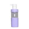 Botellas Cubribles para Lavado y Cuidado de 150/300/500ml, Botellas de Prensa Selladas, Botellas de Empaque de Químicos Diarios Transparentes de Alta Calidad, Se Pueden Imprimir con Logo
