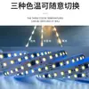 Lámpara de agua corriente tipo chasing light con lámpara de parche 12V24V con agua corriente monocromática de baja presión con controlador para encender la luz y apagar el agua y flujo de retorno