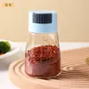 Salero Cuantitativo de Presión Botella Controladora de Sal de Cocina Frasco Atomizador de Sal Caja de Condimentos de Sal Medida Salero Frasco de Condimentos