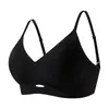 Lingerie europeia e americana sem costura transfronteiriça, com um design sexy de estampa de leopardo, um lindo decote nas costas e efeito push-up para seios pequenos, com suporte lateral para minimizar o "side boob" e um design sem aro.