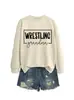 Abuela Luchadora Amazon Ebay Estación Independiente Sudadera Casual Elegante Versátil Nueva para Mujer Otoño e Invierno