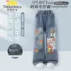 Nuevos Jeans de Zootopia 2 Judy Nick para Niños Mayores, Forro Polar, Estilo Otoño e Invierno, Pantalones Rectos de Pierna Ancha para Niñas