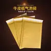 Bolsa de Papel Kraft Amarillo con Burbujas multitaladro al por mayor sobre de burbujas express anticaída a prueba de golpes Bolsa de Burbujas en stock