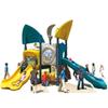 Venta directa de fábrica, tobogán Happy Island, combinación de juguetes multifuncionales para niños, tobogán grande para jardín de infantes, interior y exterior
