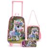 Nuevo Set de Bolso con Ruedas Transfronterizo para Niños, Maleta con Ruedas para Niños que se Puede Usar como Mochila, Personalizable y al por Mayor