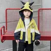 Ropa de Ultraman Chaqueta Cortavientos de Primavera para Niños 2026 Nueva Chaqueta Moderna y Elegante de Primavera y Otoño para Niños