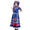 Novos Trajes de Performance Femininos Miao do Terceiro Dia de Março de Guangxi Zhuang Trajes Étnicos Trajes de Dança Tujia Yi