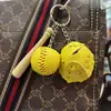 Llavero Colgante Mini Béisbol Transfronterizo Accesorios Deportivos Casuales Softbol Béisbol Pequeños Accesorios Fabricante de Manualidades