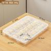 Hogar Cocina Refrigerador Caja de Almacenamiento para Empanadillas Estilo Japonés Multicapa Transparente Caja para Empanadillas Compartimento Congelado para Empanadillas Compartimento Fresco