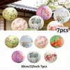 Ayuda para Hacer Farolillos de Papel Estilo Chino con Etiqueta Transfronteriza de Temu para Decoración de Patios Exteriores y Adornos Colgantes de Interior