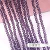 Rueda de cuentas planas de 2/3/4/6/8 mm, cuentas para accesorios de joyería DIY, cuentas sueltas de cristal, hilo de color transparente normal