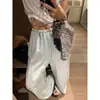 3501 # Calça Casual Feminina para Caminhada, Verão 2025, Proteção Solar, Solta, Leve, Fluida, Fresca, Perna Larga, Comprimento Total