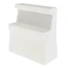Expositor de papel multicapa de 18 capas, estante decorativo, tablero perforado, expositor móvil plegable para tienda comercial, luminoso