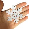 Natal Não Tecido Floco de Neve Branco Floco de Neve Falso Decoração Árvore de Natal DIY Feito à Mão Acessórios de Natal Feltro Flocos de Neve