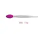 Cepillo Maquillaje Doble Cara Personalizado Puntos Negros Cepillo Labios Silicona Cepillo Facial Palo Limpiador Punta de Nariz Ala de Nariz Herramienta de Belleza Cuidado de la Belleza