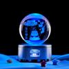 Bolo de aniversário 3d estéreo laser gravação bola de cristal de alto valor de cor luz quente luz noturna para enviar presente de aniversário da namorada