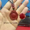 Colgante de Calabaza de Arena Dorada Púrpura Cinabrio para la Buena Suerte y la Prosperidad, Adecuado para Hombres y Mujeres en su Año Zodiacal, Al Por Mayor