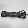 Corda Paracord Poliéster Redonda Sarja Colorida Preta 5mm Cordão para Bolsa DIY Corda de Moletom Calça Corda de Mala