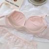 Sutiã de renda Pure Desire para meninas com fragrância de bêbado Modal pequeno Push-up Show Big Anti-flacidez Sutiã romântico francês