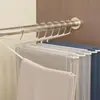 Percha con Forma de Ganso para Pantalones para Uso Doméstico, Pinza para Pantalones Especializada en Forma de Z Antideslizante, Solución de Almacenamiento Antideslizante para Armario