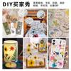 Nuevo Paquete de Materiales DIY Hecho a Mano en Relieve Maquillaje Estilismo Foto Personal Maquillaje Facial Flores Secas Especímenes de Plantas en Relieve