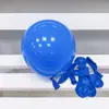 Globos Azules Macaron Azul Profundo y Claro, Engrosados para Fiestas de Cumpleaños Infantiles, Decoración de Salón de Jardín de Infancia, Apertura de Tienda