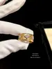 Estilo Minimalista Anillo Geométrico de Circonita Ins Anillo para Dedo Índice de Gama Alta Nicho Joyería Versátil Simple de Moda para Mujeres