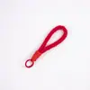 Lanyard de Felpa de Color Sólido para Teléfono Móvil Cuerda Corta para Muñeca Multicolor Llavero Creativo Cuerda Anti-Pérdida Lanyard para Funda de Teléfono Móvil Venta al por Mayor