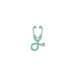 Broche geométrico simples europeu e americano para estetoscópio de médico, design criativo, pino de liga colorida, distintivo de metal prateado com esmalte