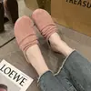 Sapatos Birkenstocks Femininos Verão 2025 Novo Estilo Outwear Retrô Bico Redondo Combina com Tudo Mori Muller Chinelos Meio Baotou
