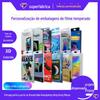 Embalagem de película temperada personalizada com suporte interno em blister película de gel de água cola de gota UV película protetora embalagem caixa de presente personalizada