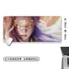 Yunxiao Alfombrilla de Ratón Extra Grande Diosa China Anime Oficina Teclado de Computadora Pad Gaming Gruesa Borde Bloqueado de Escritorio Almohadilla de Goma