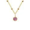Colar St.delan Europeu e Americano Dezembro Feminino Moda Ins Colar da Moda Pingente Pedra Bruta de Diamante Lote