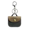 Bolsa para Monedas de Piel de Vaca de Primera Capa Mini Transfronteriza Colgante de Equipaje Bolsa Anti-Pérdida para Auriculares Colgante para Llaves Bolsa de Almacenamiento Bolsa para Monedas