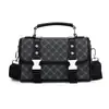 2026 Nueva Bolsa Cruzada para Hombre, Bolso Mensajero de Gran Capacidad de Moda, Bolso de Hombro para Viajes de Negocios, Cuero Retro para Hombre