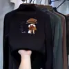Camiseta de Manga Larga para Mujer en Color Albaricoque, Nuevo Estilo Otoño e Invierno 2026, Corte Delgado de Nicho, Favorecedora, Camiseta Base de Terciopelo Alemán, Top Único y Exquisito