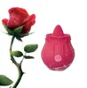 Masajeador Vibrador en Forma de Rosa Transfronterizo para Mujeres, Vibrador Multifrecuencia, Productos Sexuales para Adultos, Venta al por Mayor de Fábrica Av