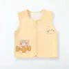 Chaleco para bebé para primavera y otoño, adecuado para recién nacidos e infantes, unisex, forrado de polar para invierno, chaleco pequeño para niños, algodón